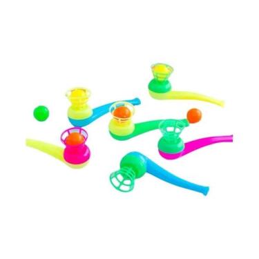 Imagem de Brinquedo Colorido De Tubo De Sopro E Bolas Para Meninas, Presente Div