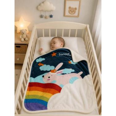 Imagem de Cobertor de Bebê Plush Antialérgico com Sherpa - Casa Eterna, #3