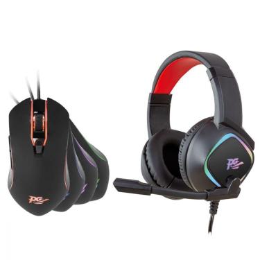 Imagem de Kit Gamer Philco Headset Phs750 e Mouse Pms31 Bivolt