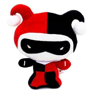 Imagem de Buckle-Down DC Comics Brinquedo de pelúcia para cães grandes, médios e pequenos, Chibi Harley Quinn em pé, 12,7 x 17,8 cm
