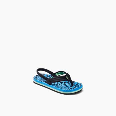 Imagem de Reef Chinelo infantil unissex Little Ahi, Damas Swell, 5 Little Kid