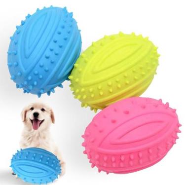 Imagem de Brinquedo Pet Interativo para Cães Cachorros Pets Bolinha Emborrachada