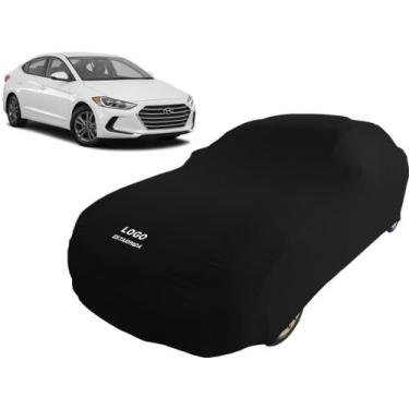 Imagem de Capa Para Carro De Tecido Lycra Hyundai Elantra Anti-risco - Mz, Preta