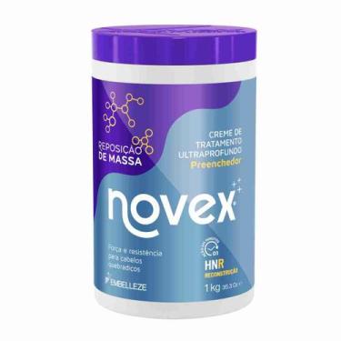 Imagem de Creme de Tratamento Novex Reposição de Massa 1Kg Hidratação, Força e B
