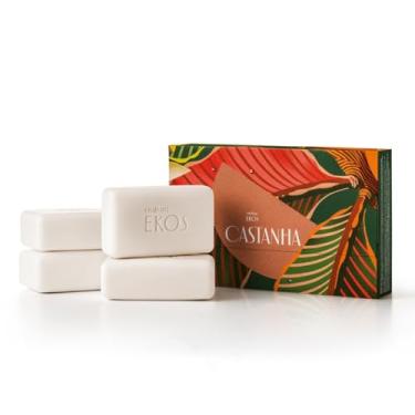 Imagem de Sabonete em Barra Puro Vegetal Cremoso Ekkos Castanha