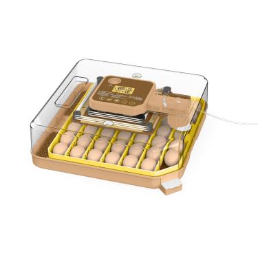 Imagem de ZEMIRO CHARGE Incubadora automática de 48 ovos para criadores, controle preciso de umidade e temperatura baseado em sensor, separador de pintos, espaçamento ajustável de ovos, giro automático e parada