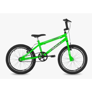 Imagem de Bicicleta Aro 20 Q11 Cross Energy com Aero Mormaii Verde Neon