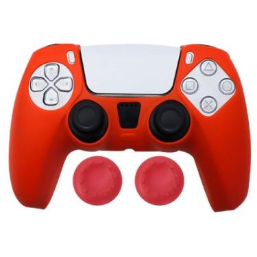 Imagem de Capa Capinha Case Skin p/ Controle de PS5 Playstation 5 Protetora em S