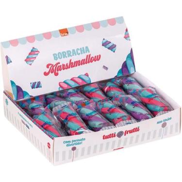 Imagem de Borracha Colorida Marshmallow Tutti Frutti Color Display com 24 Unidad