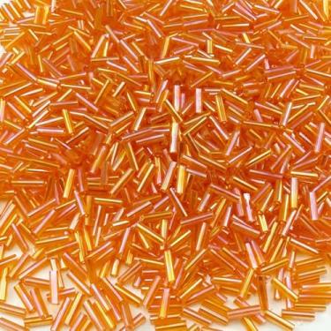 Imagem de LIMAOLLY 90 g contas de cornetina 2 x 7 mm mini tubo longo contas de vidro artesanato contas AB cor solta espaçador contas para brinco, pulseiras, colar, contas de cintura para fabricação de joias