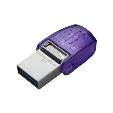 Imagem de Pendrive Kingston DataTraveler MicroDuo 3C - USB-C e USB-A - 256GB