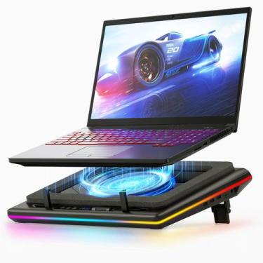 Imagem de Almofada de Resfriamento para Laptop 15-19" com Turbo Fan RGB - Design