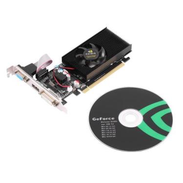 Imagem de Placa de Vídeo NVIDIA GeForce GT 210 - 1GB, 64-bit, VGA/DVI