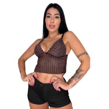 Imagem de Baby Doll Sensual Short Doll Camisete Com Renda Luxo Romântico - Surre