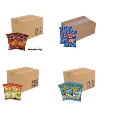 Imagem de Salgadinho Mini Doritos Chettos Ruflles Fandangos- 350un