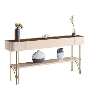 Imagem de Aparador Sala De Estar Vivant Off White-castanho - Hb Móveis Off White-castanho