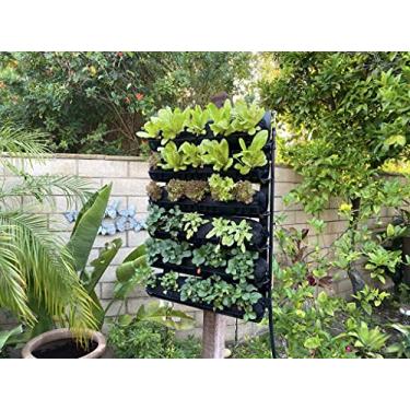 Imagem de Varden Vertical Gardens Plantador Para Jardim Externo De 2 Pés X 3 Com Sistema Irrigação Por Gotejamento Integrado Cultivo Alimentos Em Pátios, Sacadas, Cercas E Muito Mais