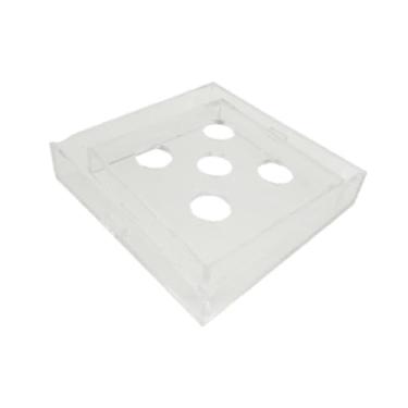 Imagem de Bothyi Bandeja coletora para máquina de cerveja, acessório para bar de bebidas, bandeja de acrílico para fazer gelo, fácil de transportar para casa de chá