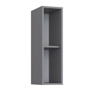 Imagem de Armário Aéreo Cozinha 20 Cm Greta 1 Prateleira Cinza - Irm Móveis