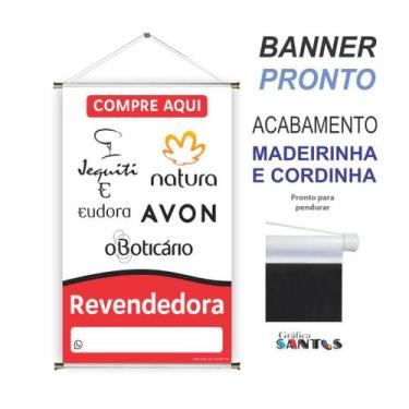 Imagem de Banner pronto Revendedora BA 369 medida 45x70 cm arte pronta