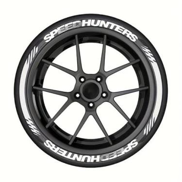 Imagem de Adesivos De Letras Para Pneus De Carro 3D Speedhunters, 2 Peças, À Pro