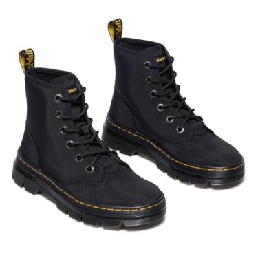 Imagem de Dr. Martens Bota feminina Combs II 6 Eye Lace Up Fashion, Nylon Crepe preto, 37