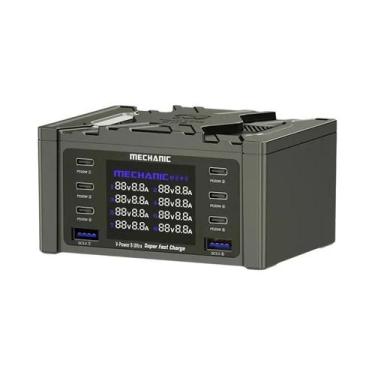 Imagem de Carregador Sem Fio 300W PD QC 3.0 Com Display LCD Base De Carregamento