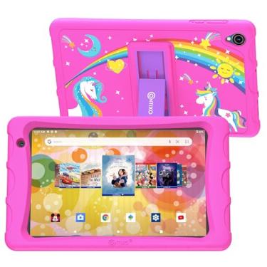 Imagem de Contixo Tablet infantil 8 – K81 20.3 cm, 80 Disney Storybooks pré-instalados (valor $350), idades 3-12, controle parental, sistema operacional Android 13, 64 GB, câmera dupla HD, WiFi, capa à prova de