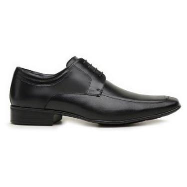 Imagem de Sapato Social Couro Jota Pe Preto Air Confort 79101-Masculino
