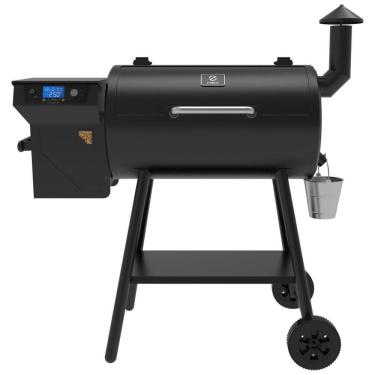 Imagem de Churrasqueira á Pellet de Madeira 8 em 1 com a Mais Recente Tecnologia PID e Superfície de Cozimento Total 553 cm2, Z GRILLS ZPG-550B2