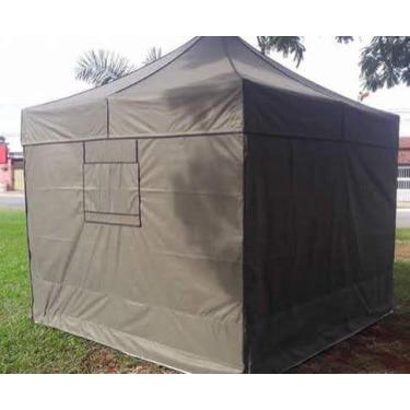 Imagem de Tenda Sanfonada Camping 2x2 Metros - Goiania Tendas, Verde musgo