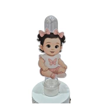 Imagem de Tags para Doces Tubete Tema Menininha Mesvesario — Decoração de Festa Infantil, Lembrancinha, Mesa de Doces Personalizada — Kit com 50 unidades