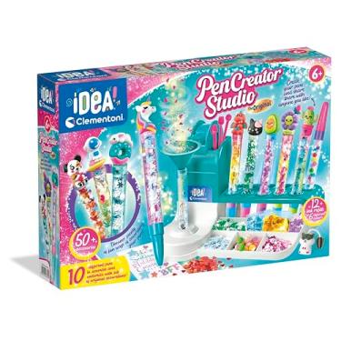 Imagem de Clementoni - 18779 - Ideia - Workshop de canetas - um conjunto perfeito para fazer as suas próprias canetas, jogo criativo, jogo para trabalhos manuais, brinquedo 6 anos