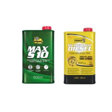 Imagem de Kit Aditivos Bardahl Max S10 + Bio Treatment Diesel 500ml - BARDAHL - 