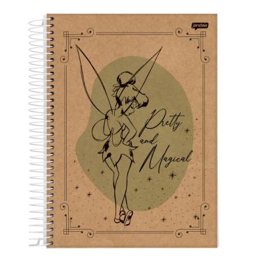 Imagem de Caderno Espiral Universitário A4 Capa Dura 1 Matéria 80 Folhas Disney Tinker Bell Jandaia Estampa 2
