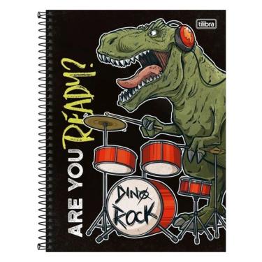 Imagem de Caderno Espiral Capa Dura Universitário 1 Matéria Raptor 80 Folhas Estampa 9