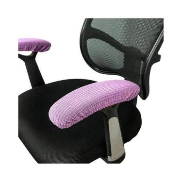 Imagem de Capas Laváveis para Apoio De Braço De Cadeira De Escritório, 2 Peças, 