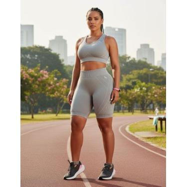 Imagem de BERMUDA MAX LUPO SPORT FEMININA MODELO 71311 Tamanho:PCor:Cinza, P, Ci