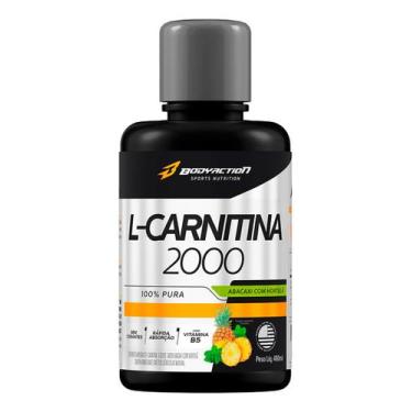 Imagem de L Carnitina 2000 Pura Sabor Abacaxi com Hortelã 480ml Body Action - Bo