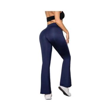 Imagem de Calças De Yoga De Cintura Alta Para Mulheres Com Bolsos, Calças Para E