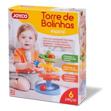 Imagem de Brinquedo educativo Torre De Bolinhas Espiral bambola Joyco cor colori