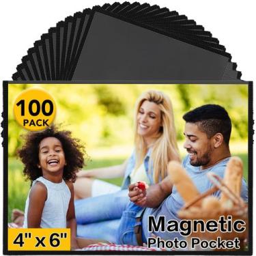 Imagem de Porta-retratos magnético YixangDD para 4x6
