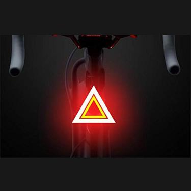 Imagem de chiwanji Luz de LED super brilhante para rabo de bicicleta MTB Road Bike - Triângulo