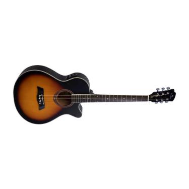 Imagem de Violão Eletroacústico Aço Mini Jumbo VMA320 SM Sundbusrt Fosco Michael