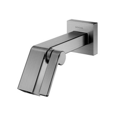 Imagem de Torneira Para Banheiro Parede Docol Stillo Grafite Escovado