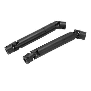 Imagem de Eixo de acionamento estriado de carro RC, 2 peças pequeno eixo de acionamento RC ajustável em posição virtual para caminhão RC 1/8