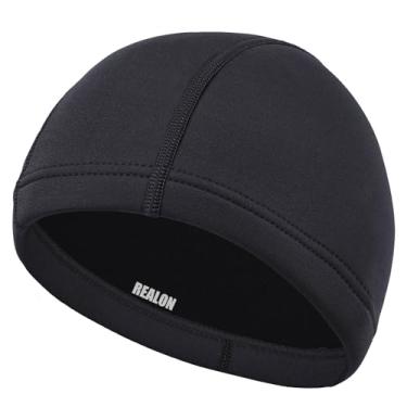 Imagem de REALON Gorro de neoprene com capuz de mergulho, 3 mm, juvenil, masculino e feminino, touca de natação térmica, chapéu de proteção de cabelo longo para natação, surfe, windsurf, snorkel, esportes