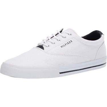 Imagem de Tommy Hilfiger Tênis Phelipo masculino, Branco multi, 13