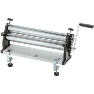 Imagem de Cilindro para Massas Manual 45cm Mega Doro Aço Malta Cromado/Prata