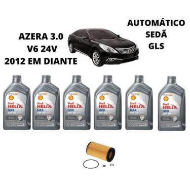 Imagem de Kit troca de oleo azera 3.0 v6 2012 em diante shell